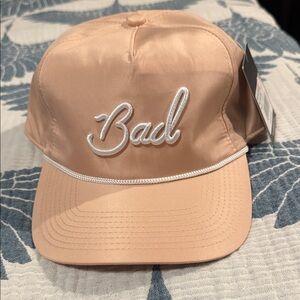 Bad Birdie Rope Hat Stucco